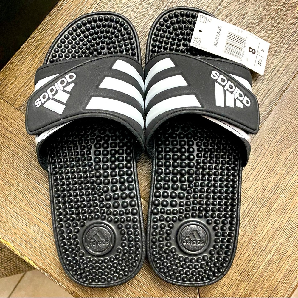Adidas Adissage Slides - Men’s 8